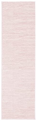SAFAVIEH Vision Collection Runner Rug - 2'2" x 6', Pink, Modern Ombre Design, Non-Shedding & Easy to Clean, Ideal for Entryway, Foyer, Bedroom (VSN606U) - color: Pink, size: 2'2" x 6' (Runner)