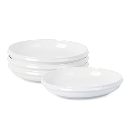 Stone Lain Verso 4-Piece Dinner Plate Set Porcelain, White - size: 4-Piece - Dinner Plate