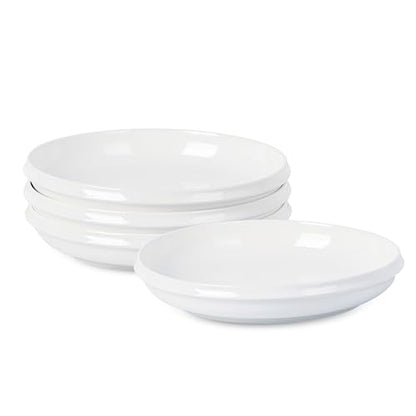 Stone Lain Verso 4-Piece Dinner Plate Set Porcelain, White - size: 4-Piece - Dinner Plate
