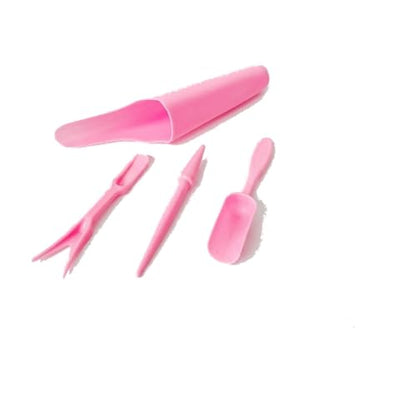 Indoor Plant Enthusiasts Mini Garden Tool Set, 3-Piece Precision Kit for Small Pots and Decorative Containers, Lightweight PP Plastic