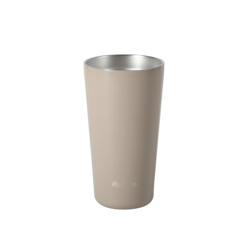 Mr. Coffee Java Quest 16 oz Double Wall Stainless Steel Tumbler with Lid & Reusable Straw, Insulated Thermal Drink Cup for Hot & Cold Beverages, Taupe - color: Taupe