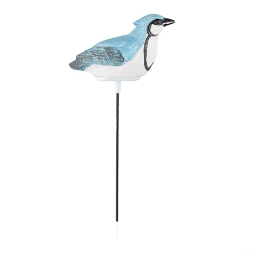 Decorative Bird Soil Moisture Meter With Singing Alarm, Automatic Sensor Plant Tester Indoor Potted Flowers And Garden Bonsai Care. Available In Red, Blue, Orange And Yellow(Blue) - color: Blue