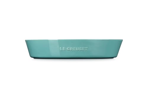 Le Creuset Stoneware Signature Oval Chip and Dip Platter, 13", Riviera - color: Riviera