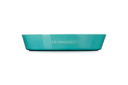 Le Creuset Stoneware Signature Oval Chip and Dip Platter, 13", Riviera - color: Riviera