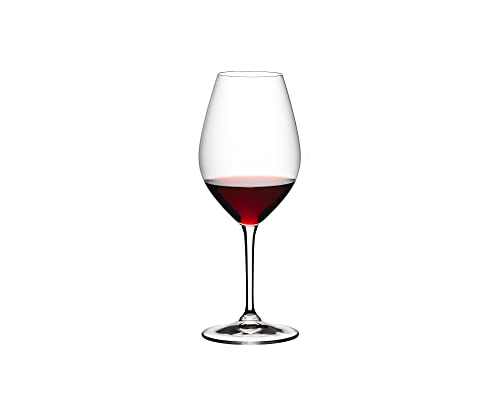 Riedel Wine Friendly Red Wine Glasses, Set of 4-23 Fl. Oz. Elegant Stemmed Crystal Glass, Made in Germany, Dishwasher Safe, Ideal for Wine Enthusiasts and Sophisticated Tastings (6422/02-4)