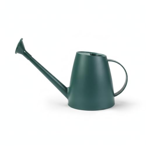 1.8L Long Spout Watering Can for Indoor Plants, Durable PP Plastic Pot Waterer with Precise Flow Control for Home Garden, Balcony & Windowsill - color: Green