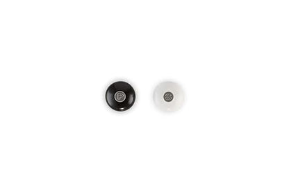 Le Creuset Salt and Pepper Mill Set, 8" x 2 1/2" each, Black & White - color: Black/White, size: Large