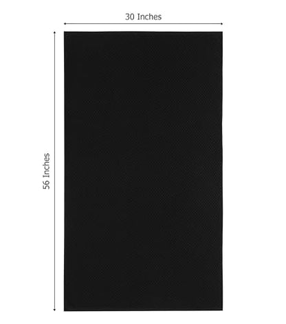 COTTON CRAFT Euro Spa Waffle Weave Bath Towels - Set of 4 Black Towels | Pure 100% Ringspun Cotton Oversized Luxurious Towel Set - Soft Plush Super Absorbent Low Lint Quick Dry - 30 x 56 inches - color: Black, size: 4 Pack Bath Towel
