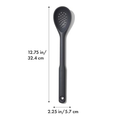 OXO Good Grips Silicone Slotted Spoon, us:one Size, Peppercorn - style: Slotted Spoon