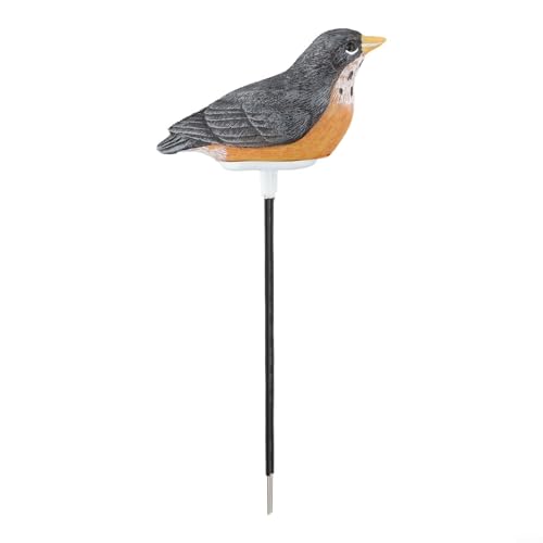 Decorative Bird Soil Moisture Meter With Singing Alarm, Automatic Sensor Plant Tester Indoor Potted Flowers And Garden Bonsai Care. Available In Red, Blue, Orange And Yellow(Black) - color: Black