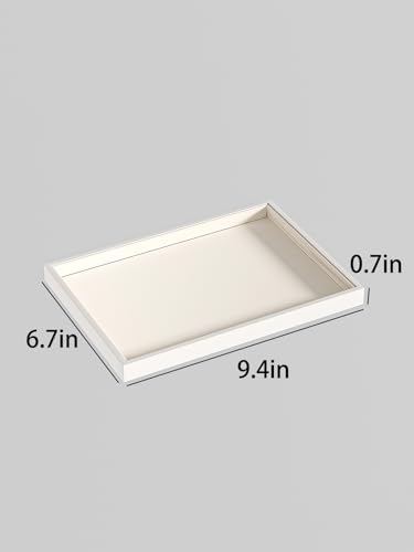 Drawer Jewelry Organizers And Storage,Velvet Bracelet And Ring Display Small Tray,Dresser Jewelry Drawer Organizer Inserts Containers,Earring And Necklace Holder Box (Beige Blank Trays) - style: Beige Blank Trays