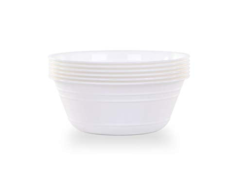 Mintra Home Snack Bowls (Medium 6pk (1.8L), White) - color: White, size: Medium 6pk (1.8L)