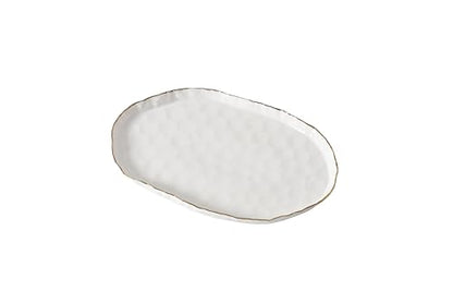 Pampa Bay Portofino Medium Oval Platter, 14.25" x 9" x 1" - size: 14.25 x 9