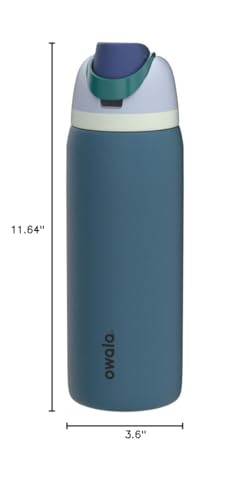 Owala FreeSip Stainless Steel Water Bottle 40 oz Denim - color: Denim, size: 40 Ounces