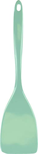Reston Lloyd Spatula, Turner for Non-stick pans, Heat Resistant, Melamine Utensil with Ergonomic Handle, 11 inch, Set of 6, Calypso Basics, Seafoam - color: Seafoam, size: 100% Melamine Spatula, Set of 6