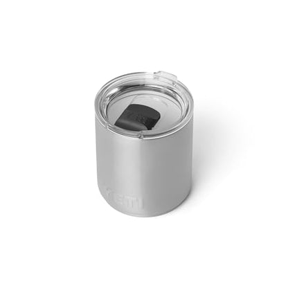 YETI Rambler 10 oz Ceramic Lined Lowball 2.0, Vacuum Insulated with MagSlider Lid, Stainless - color: Stainless