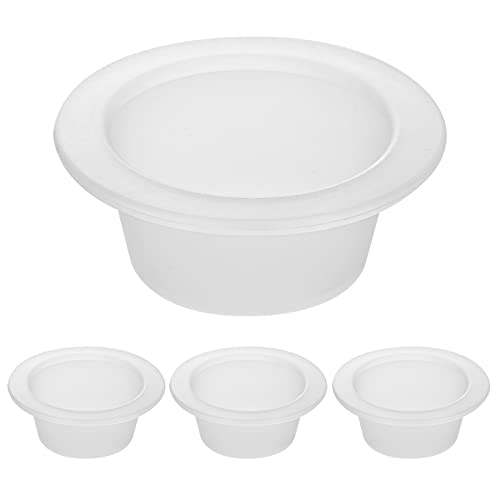 ASAWASA 4 Pcs Silicone Wax Warmer Liners for Pluggable, No Mess, No Scrape, Reusable，Long Lasting, 1.62 inch Bottom Diameter,2.03 inch Top Diameter,1.12 inch Depth(Small size 4pcs ） - style: Four Small size