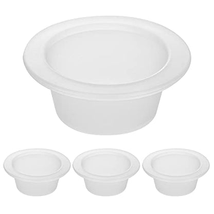 ASAWASA 4 Pcs Silicone Wax Warmer Liners for Pluggable, No Mess, No Scrape, Reusable，Long Lasting, 1.62 inch Bottom Diameter,2.03 inch Top Diameter,1.12 inch Depth(Small size 4pcs ） - style: Four Small size