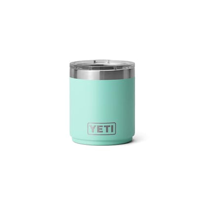 YETI Rambler 10 oz Ceramic Lined Lowball 2.0, Vacuum Insulated with MagSlider Lid, Seafoam - color: Seafoam
