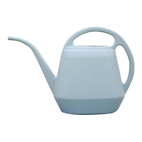 1 Gallon Watering Can Indoor Plants, 2026 Long Spout Large Capacity Modern Plastic Watering Can with Ergonomic Handle,Outdoor Watering Can for Flower Plants House Bonsai Garden Patio Office - color: Gray