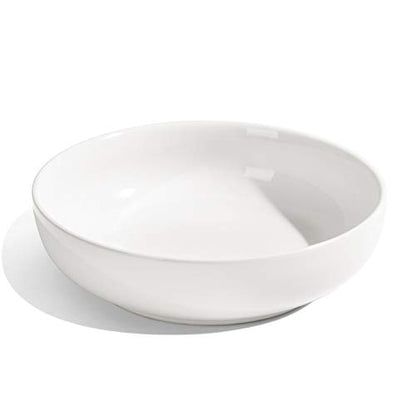 LE TAUCI Pasta Bowls 45 oz, Salad Bowls Set for Serving Soup, Pasta, Noodle, Dinner, Large Kitchen Bowl Plates, Microwave Safe - 8.5 Inch, Set of 4, White - color: White, size: 45 ounces