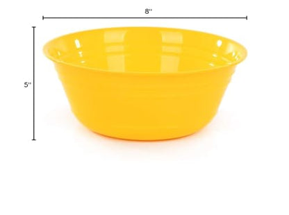 Mintra Home Snack Bowls (Small 6pk (600ml), Yellow) - color: Yellow, size: Small 6pk (600ml)