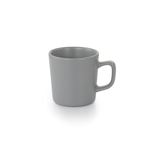 Elama Luxmatte Modern and Contemporary Stoneware Dinnerware Set in Matte, Service for 4 (16, Light Gray) - color: Light Gray