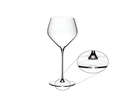 Riedel Veloce Chardonnay Wine Glasses Set of 2 - Crystal Glass - Dishwasher Safe 6330/97 | Crystal Glass Stemware with Wide Bowl Design & Elegant Fine Stem for White Wines, Enhances Aromas & Flavor, Dishwasher Safe - style: Chardonnay
