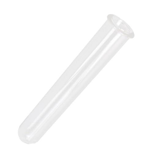 SINJEUN 30 PCS Plant Propagation Tubes, 20 ml Clear Plastic Test Tubes for Plants Flowers Home Office Decorations (4.7 inches Height)