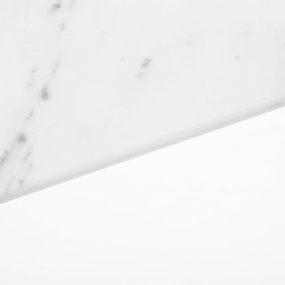 Healeved Natural Marble Vanity Tray 30x15cm, Rectangle Countertop Storage Plate for Bathroom Decor, Cosmetic Organizer and Key Holder Gray White Marbling