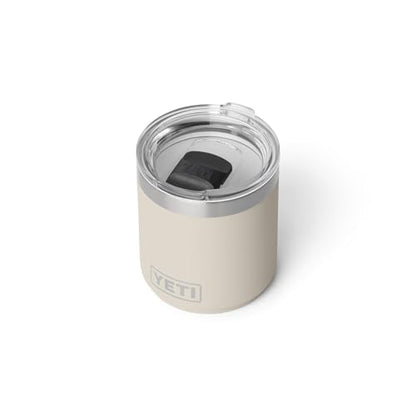 YETI Rambler 10 oz Ceramic Lined Lowball 2.0, Vacuum Insulated with MagSlider Lid, Cape Taupe - color: Cape Taupe