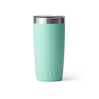 YETI Rambler 10 oz Tumbler, Stainless Steel, Vacuum Insulated with MagSlider Lid, Seafoam - color: Seafoam