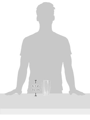 Bodum 15oz Pavina Double Wall High-Heat Borosilicate Glass, Set of 2, Clear - size: 15 oz, style: Set of 2
