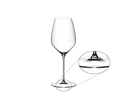 Riedel Veloce Riesling Glasses, Set of 2 – Premium Machine-Made Crystal, Diamond-Shaped Stemware for New World White Wines, Dishwasher Safe | Set of 2 - Premium Machine-Made Crystal, Diamond-Shaped Stemware for New World Wines, Dishwasher Safe - style: Ri