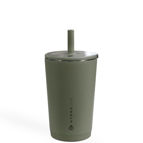 HydroJug Everyday Tumbler 14 oz, Ceramic-Lined Straw Cup, Courtyard - color: Courtyard, size: 14 Ounces