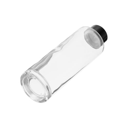 HARFINGTON 150ml/5oz Empty Glass Diffuser Bottle 5.8" x 1.9" Refillable Fragrance Accessories Aromatherapy Jar Container for Replacement Reed Diffuser DIY Home Bathroom Transparent - size: 5.8" x 1.9"