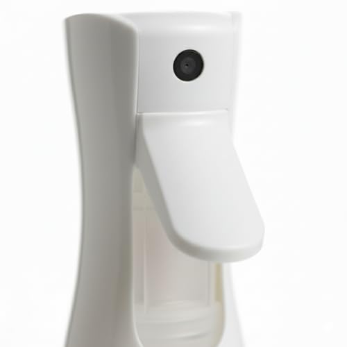 Mist Spray Bottle 200ml – Fine Mist Sprayer for Hair, Plants, Cleaning & Skincare | Refillable Salon Quality Water Mister, (Non-Toxic BPA Free) with White & Clear bottle (Pack of 2)