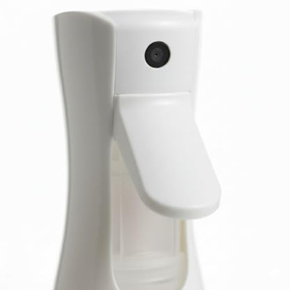Mist Spray Bottle 200ml – Fine Mist Sprayer for Hair, Plants, Cleaning & Skincare | Refillable Salon Quality Water Mister, (Non-Toxic BPA Free) with White & Clear bottle (Pack of 2)