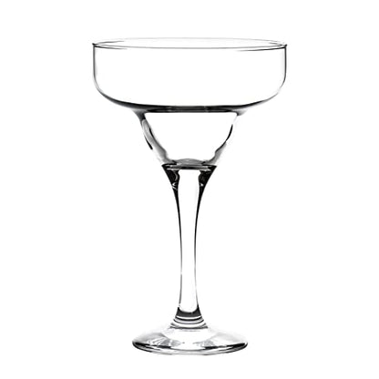 LAV Margarita Glasses Set of 4 - Margarita Cocktail Glasses 10.25 oz - Clear Daiquiri Glasses for Parties - Classic Cocktail Drinking Glasses for Frozen Drinks - style: Margarita Glasses
