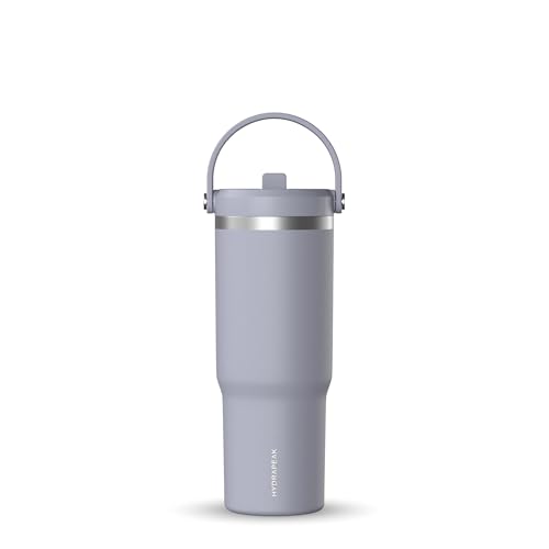 Hydrapeak Nomad 32oz Stainless Steel Insulated Travel Tumbler with Handle & Straw Lid, Leakproof, Cupholder Friendly, Back to School, College Dorm, Gym & Everyday Hydration, Cold 24 Hours (Lilac Haze) - color: Lilac Haze