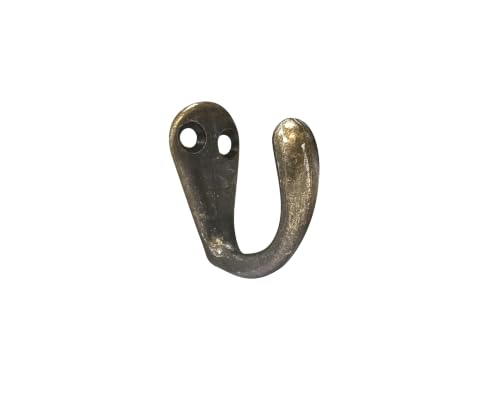 Single Prong Hook Hanger, Zinc Die Cast (25pack, Antique Brass) - color: Antique Brass, size: 25 Pack