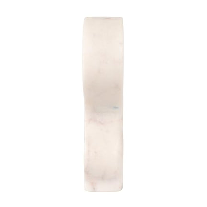 Decorative Abstract Marble Sculptures, Set of 2 Styles, White