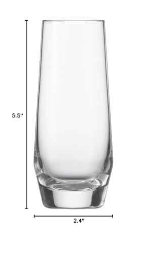 ZWIESEL GLAS Pure Averna/Juice/Apperitif Cocktail Glass (Set of 6), Dishwasher-Safe Tritan Crystal Glasses, Made in Germany (8 Ounce)