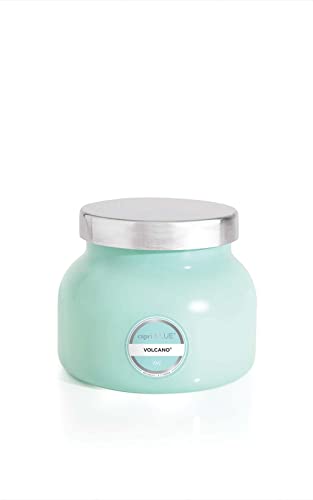 Capri Blue Volcano Scented Candles - Luxury Glass Jar Candles for Home Scented with Tropical Fruit & Sugared Citrus - Soy Wax Blend - Capri Blue Volcano - Aqua Color (8 oz) - color: Aqua, size: 8 oz