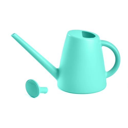 ZXJ Plant Watering Cans for Indoor and Outdoor Home Garden Plants - with Long Spout - SkyBlue - 1/2 Gallon - color: Skyblue