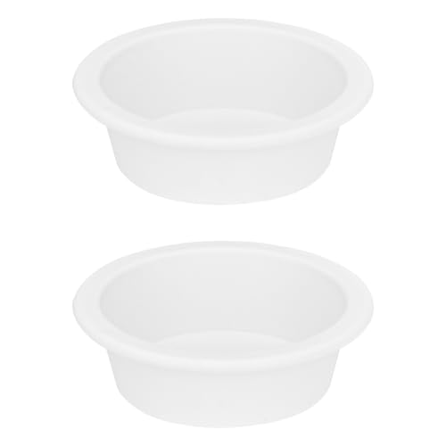 ASAWASA 2 Pcs Silicone Liners for Wax Warmer,No Mess, No Scrape, Long Lasting and Reusable, 2.48 in in Bottom Diameter (medium size 2pcs) - style: Two Medium size