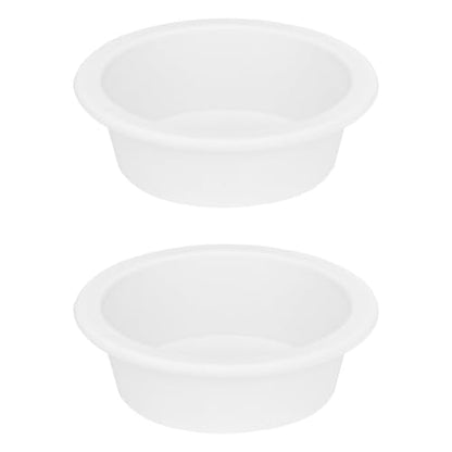 ASAWASA 2 Pcs Silicone Liners for Wax Warmer,No Mess, No Scrape, Long Lasting and Reusable, 2.48 in in Bottom Diameter (medium size 2pcs) - style: Two Medium size