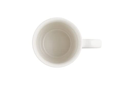 Le Creuset Stoneware Extra-Large Logo Coffee Mug, 20oz., White - color: White, size: 20 Ounces