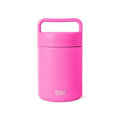 Simple Modern Insulated Food Jar with Handle | 12oz | Pink | Provision Stainless Steel Food Jar, Lunch Container | Leak Proof for Kids, Adults, Smoothie Bowl, Soup | Raspberry Vibes - color: -Raspberry Vibes, size: 12 Ounces