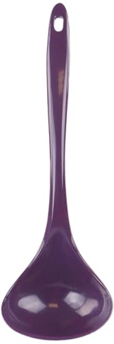 Reston Lloyd 6 Piece Kitchen Utensil Holder for kitchen counter, Utensils crock with Heat Resistant Spoon, Slotted Spoon, Ladle, Spatula BPA Free, Plum - color: Plum, size: Utensil Holder Set